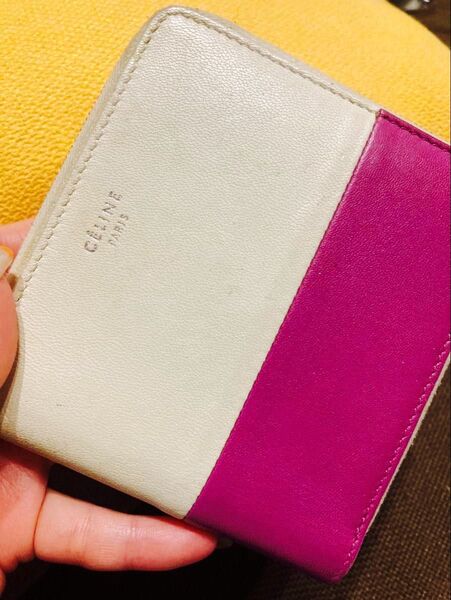 CELINE セリーヌ 二つ折り財布 バイカラー