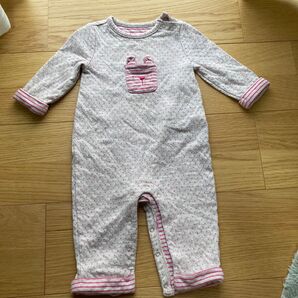 GAP baby 長袖ロンパース ピンク ドット柄 3ヶ月 6ヶ月 60サイズ 70サイズ 女の子