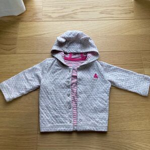 GAP baby 女の子 ドット柄 パーカー 70サイズ 60サイズ 3ヶ月 6ヶ月 綿100% ピンク