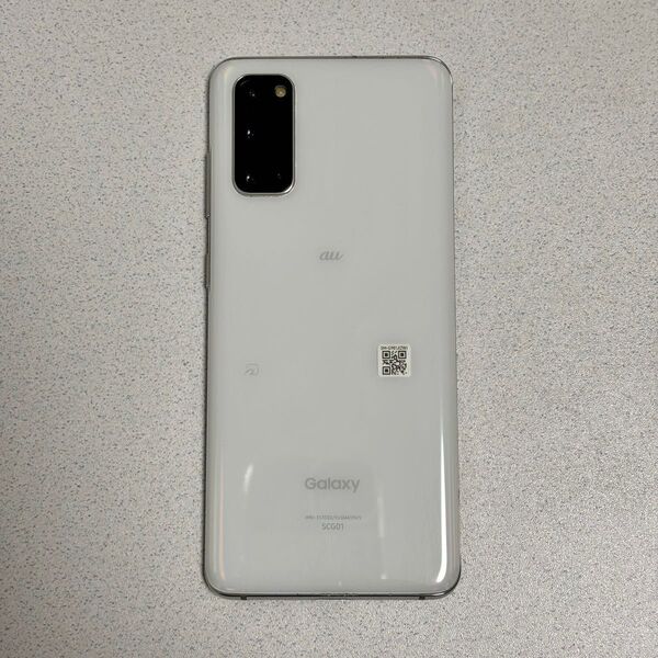 【美品・訳あり】Galaxy S20 5G au クラウドホワイト SCG01
