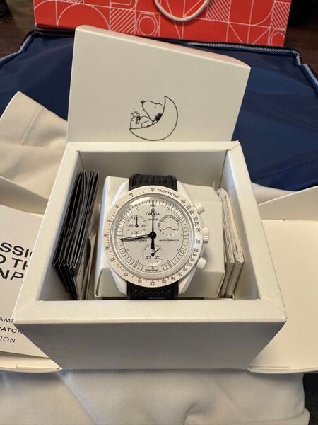 OMEGA × Swatch Moonswatch Mission to the Moon 数回使用 スヌーピー