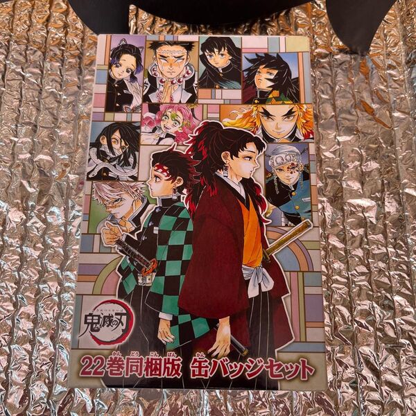 鬼滅の刃 22巻同梱版 缶バッジセット 新品未開封