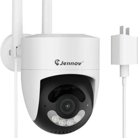 防犯カメラ 見守りカメラ 屋外 2K IP66防水 360度広角撮影 夜間カラー暗視 人感センサー 監視カメラ 新品 wifi