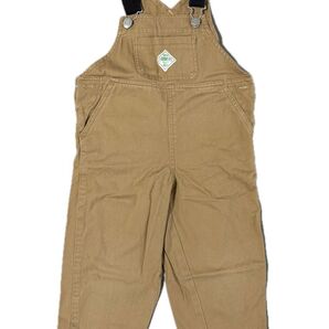 3can4on 子供用オーバーオール サロペット ベージュ サイズ100