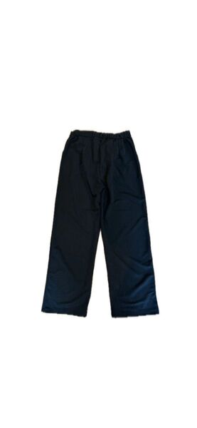 カジュアル ブラックパンツ オフィスパンツ ワイドパンツ スラックス 2XL 黒 ストレッチ