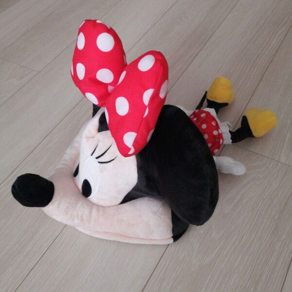 Disney ミニー ファンキャップ 被り物 帽子 ディズニー リボン
