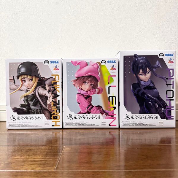 SAOオルタナティブガンゲイルオンラインⅡ Luminastaレン フカ次郎 ピトフーイ 3種セット