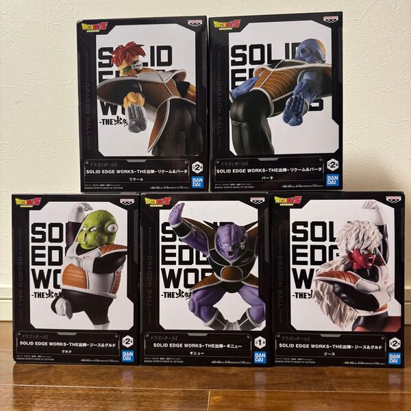 SOLID EDGE WORKS ギニュー特戦隊 ドラゴンボールZ フィギュア セット