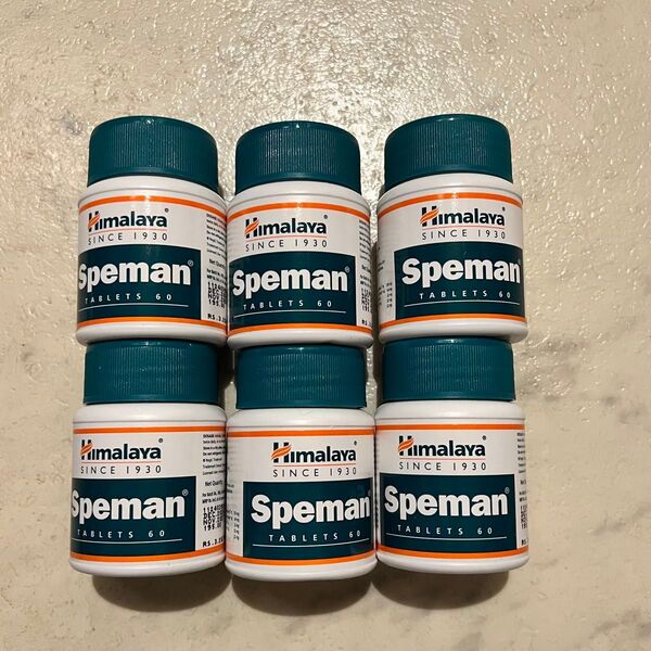 Himalaya Speman ヒマラヤ スペマン 天然ハーブ 60錠6個セット
