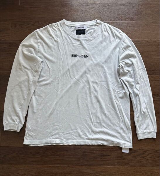 WINDANDSEA / MINTCREW L ホワイト 長袖カットソー