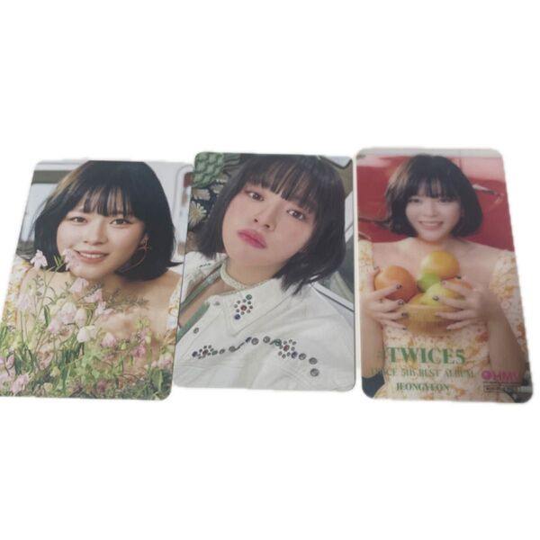 TWICE5 ジョンヨン トレカ 通常版 B HMV CD アルバム 特典