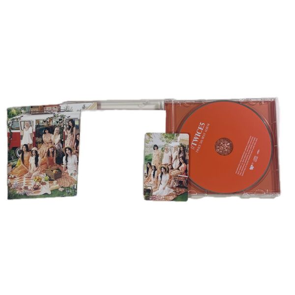 TWICE CD 通常版 シール トレカ ステッカー 特典 アルバム 封入 未再生