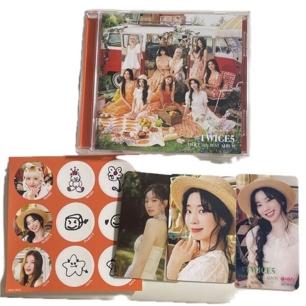 TWICE5 ダヒョン 通常版 CD トレカ 封入 アルバム 特典 HMV TWICE