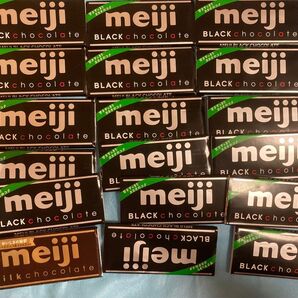 meiji 板チョコ ブラック 17枚 ミルク1枚 チョコレート 明治