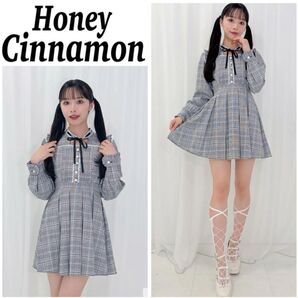 未使用★Honey Cinnamon デコルテ空き ワンピース フリル ロリータ