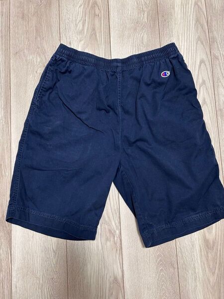 チャンピオン ハーフパンツ ネイビー