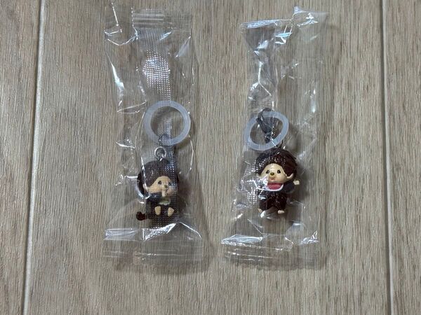 ガチャガチャ ガチャ Monchhichi モンチッチ めじるしアクセサリー 2種セット