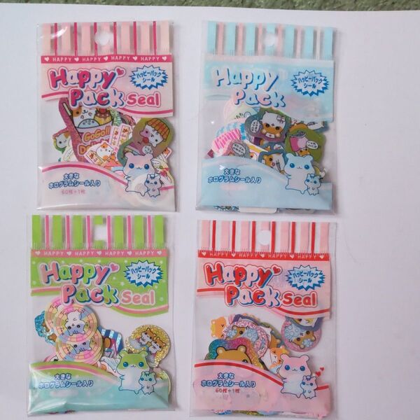 未開封品 平成 レトロ レモン株式会社 シール ハムスター ハムちゃん レア