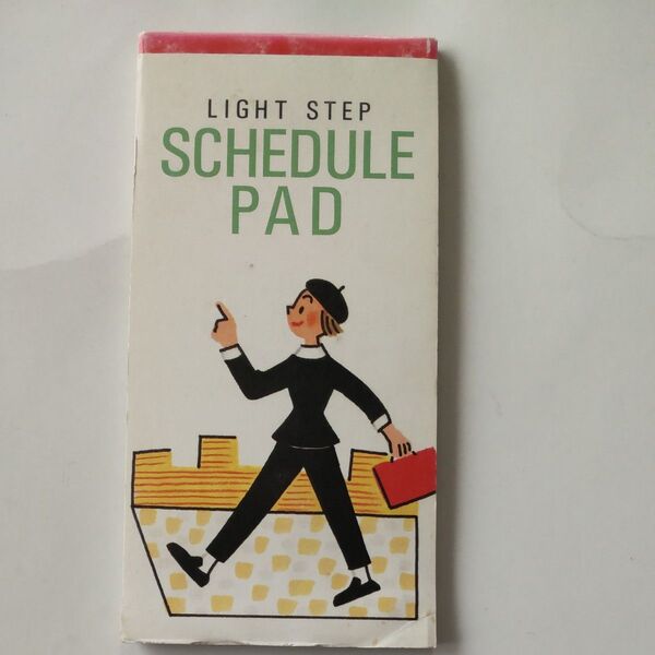 Light Step SCHEDULE PAD スケジュール帳 うえだみねこ 1987年 メモ帳 レトロ