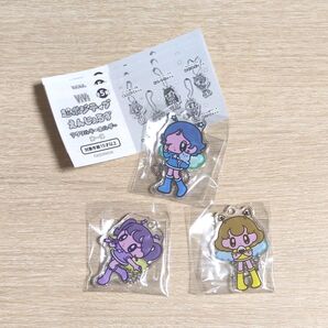 3種類 超ポジティブえんじぇるず アクリルキーホルダー まとめ売り