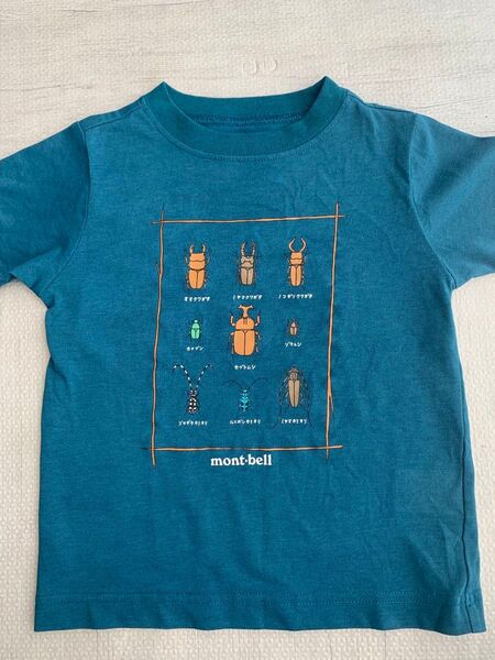 mont-bell 昆虫柄Tシャツ キッズ