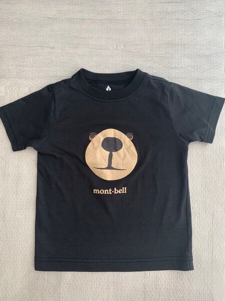 mont-bell キッズ Tシャツ 黒 クマ
