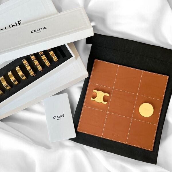 美品 セリーヌ ティックタックトゥー トリオンフ ボードゲーム インテリア