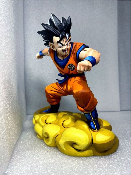 リペイント 二次元彩色 ドラゴンボール 孫悟空 筋斗雲 フィギュア