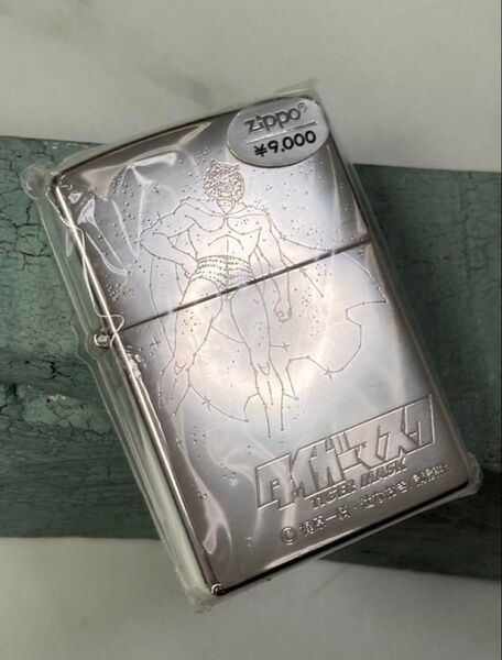 新品 ZIPPO 2002年製 TIGER MASK 銀仕上げ 限定ナンバー ジッポー オイルライター タイガーマスク