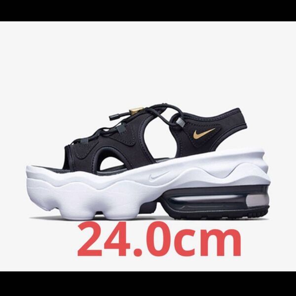 ナイキ AIR MAX KOKO SANDAL ブラック×ホワイト 24.0cm