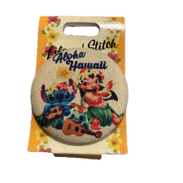 新品 スティッチ 缶バッジ ピンバッジ リロ アンド スティッチ 缶バッジ Disney 刺繍