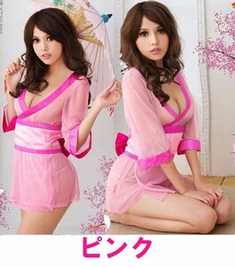  new goods unused free shipping mc18 imported car goods pink .. material. ... sexy kimono dress appearance yukata costume play clothes skeske mini height Japanese clothes kimono 