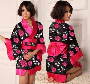  new goods unused free shipping bc15 imported car goods floral print . Kawai i yukata . appearance Japanese clothes sexy cosplay kimono dress Event . party . shop. uniform 