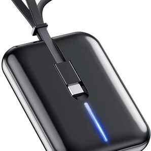 モバイルバッテリー【新登場・16000mAh大容量・3in1ケーブル内蔵】 大容量 軽量 急速充電 PSE技術基準適合
