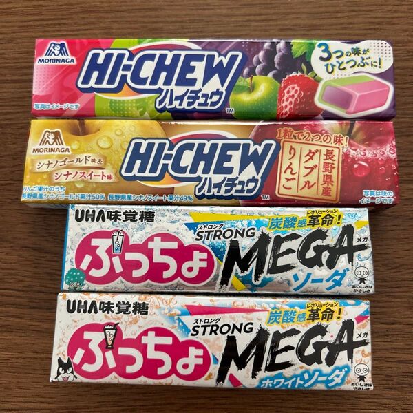 森永製菓 ハイチュウ ぷっちょ MEGA ソーダ