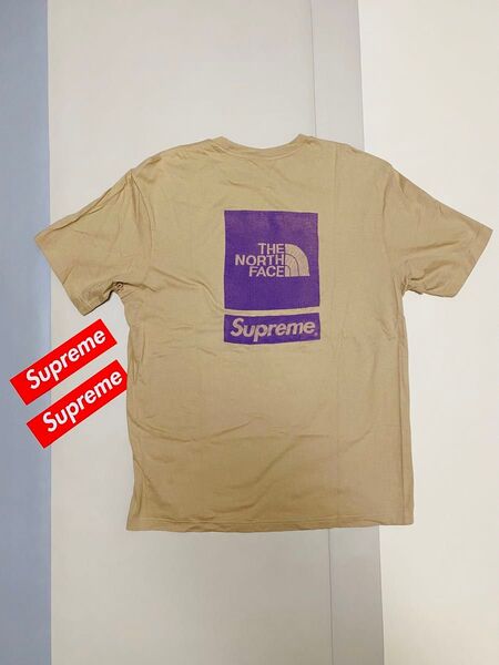 Supreme The North Face S/S Top khaki M シュプリーム ノースフェイス Tシャツ