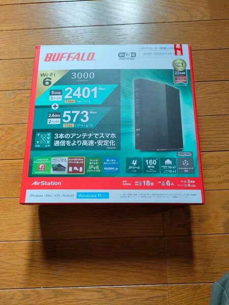 BUFFALO 無線LANルーター WSR-3000AX4P Wi-Fi6 中古品