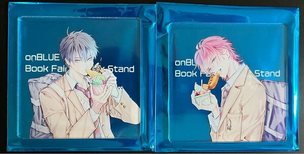 西本ろう ビタープレイメイト onBLUE Book Fair & Drink Stand アクリルコースター オンブルー