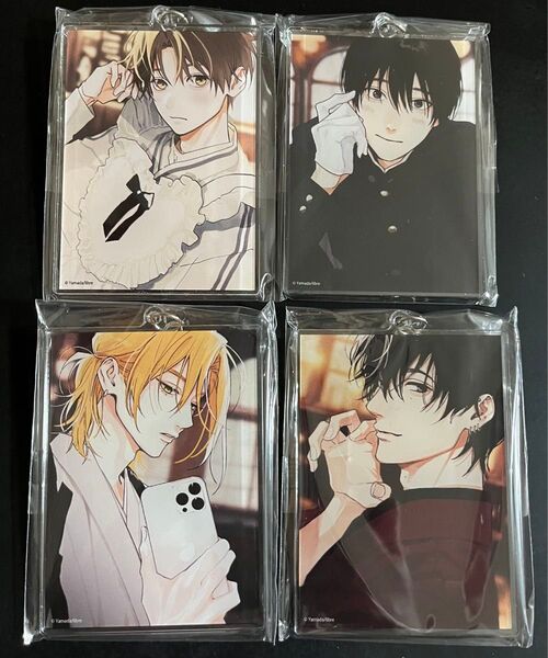 鯛代くん、君ってやつは。 ヤマダ コラボカフェNATSLIVE CAFE タイエビサイ 等身 アクリルキーホルダー 全4種セット