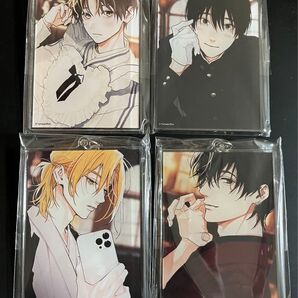 鯛代くん、君ってやつは。 ヤマダ コラボカフェ NATSLIVE CAFE タイエビサイ 等身 アクリルキーホルダー 全4種セット