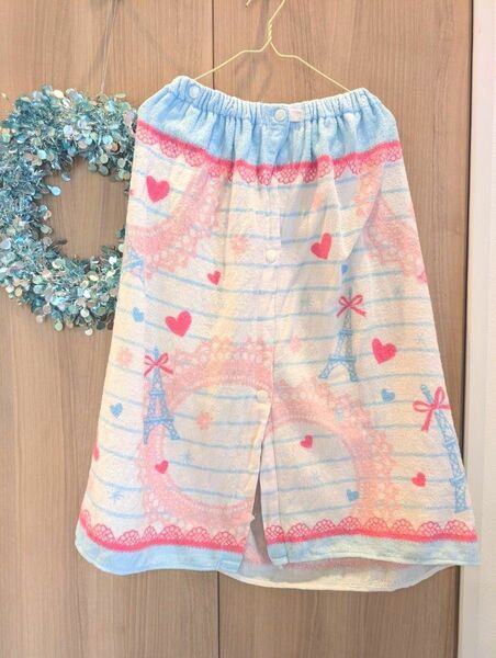 水泳 巻きタオル ラップタオル プールタオル お着替えタオル 60cm