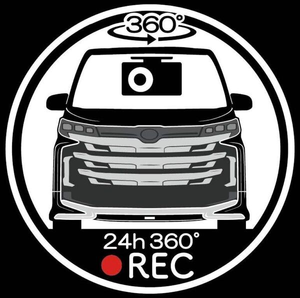 愛車色に変更承ります ノア モデリスタ ドライブレコーダー ドラレコ ステッカー