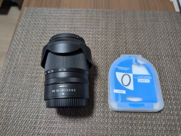ニコン NIKKOR Z DX 18-140mm f/3.5-6.3 VR フィルター、フード付 中古美品