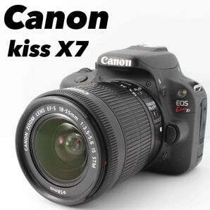 【美品】Canon キャノン kiss X7 ショット数12048枚! デジタル一眼レフカメラ