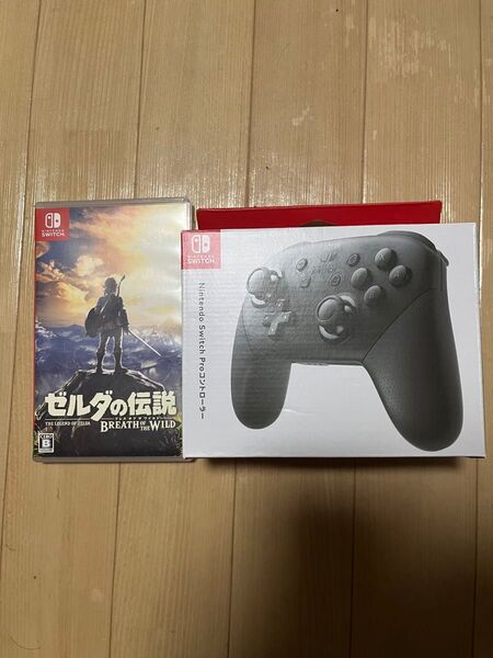 Nintendo Switch Proコントローラー ゼルダの伝説 ブレス オブ ザ ワイルド セット
