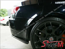 E Style BMW E92 E93 M3 カーボン リアスプリッターリアサイドスポイラー_画像3