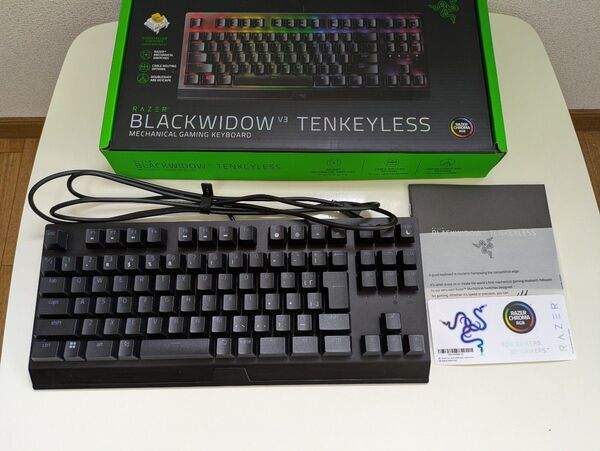Razer BlackWidow V3 Tenkeyless 黄軸 キーボード 日本語配列