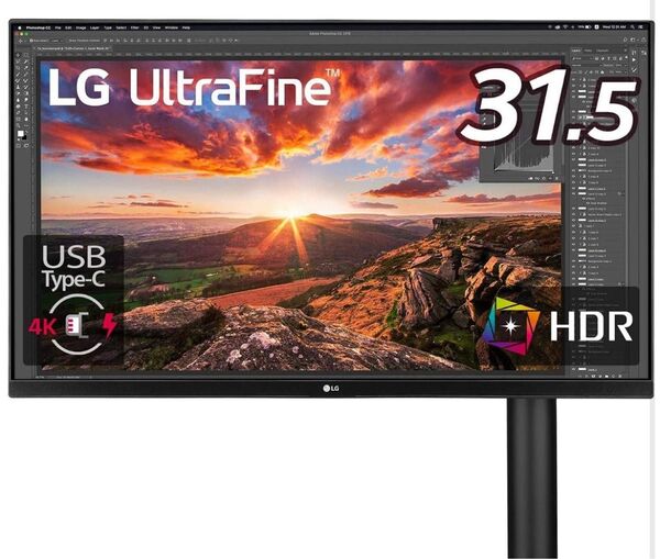 LG 4K 31.5型モニター 32UN880-B