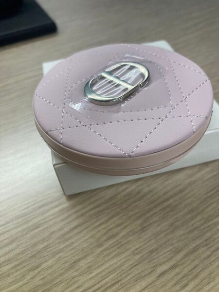 新品未使用 コンパクトミラー ノベルティ 箱付き ダブルミラー ピンク