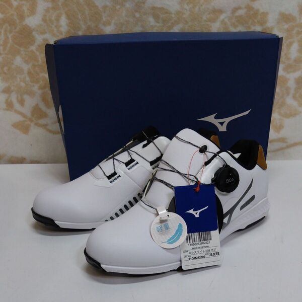 ミズノ ゴルフシューズ ネクスライト008 BOA スパイクレス 25.0EEEMIZUNO GOLF